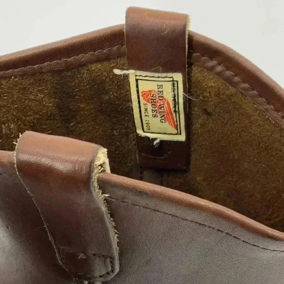 RED WING WOMEN'S HEELED BOOT IN PECAN BOUNDARY LEATHER - Picture 5 of 8